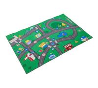 Kids Carpet 47x31.5 Inch City Town Roads Car Play Mat Soft Crystal Velvet non Slip Car Rug Edge Banding Kids Play Mat for Nursery Bedroom Living Room