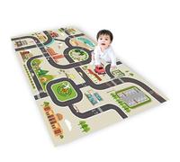 Kids Carpet Playmat Rug City Life Great for Playing with Cars Toys,Kid Rug Play Learn Area Rugs with Rubber Backing,Have Fun Throw Rug for Children's Rooms Bedroom Living Room Game Room