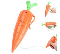 Kids Carrot Recorder Pen Toy Also As Cute Ballpoint Pen Writing ＆ Voice Recording Pen For Boys Girls Recording Pen Art Pens For Kids Recording Ink Pens (Orange)