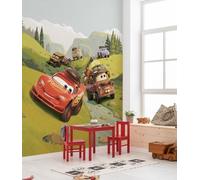 Kids Cars Wallpaper 78 x 110 inch Disney Wall Mural Camping green red boy girl