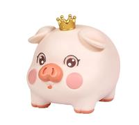 Kids Cartoon Animal Statue Money Piggy Banks Develop Saving Skills Resins Ornament Money Holder Coin Saving Jar Decors Large Capacity Coin Banks