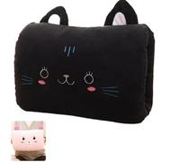 Kids Cartoon Hand Warmer Pillow-Winter Plush Hand Pillow Hand Warmer, Soft Cotton Kids Travel Pillows (D)