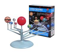 Kids Cartoon Solar Model Solar Accessories Painting Funny Table Best Gift Planetarium Model Assembling Toy Child Intelligence