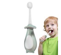 Kids Cartoon Tooth Pusher - Soft Manual Toothbrush with Non-Slip Grip | Multi-purpose Portable Toothbrush for Kids, Great for Travel, School and Hygiene or