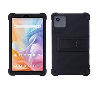 Kids Case Compatible with Alldocube iPlay60 Mini 8.7 Inch 2025 Protect Shockproof Kickstand Cover Soft Silicone Coque(Black)