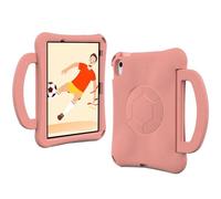 Kids Case Compatible with iPad (A16) 11th Generation 2025 Light Weight EVA Full Protect Shockproof Handle Stand Cover Case with Shoulder Strap (Pink)
