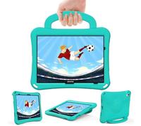 Kids Case Compatible with iPad Air 13 Inch M3 2025/M2 2024 Light Weight EVA Full Protect Shockproof Handle Stand Cover Case with Shoulder Strap,Mint Green