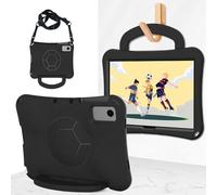 Kids Case Compatible with Samsung Galaxy Tab A11+/A11 Plus 11" 2025 SM-X230 Light Weight EVA Full Protect Shockproof Handle Stand Cover Case with Shoulder Strap,Black