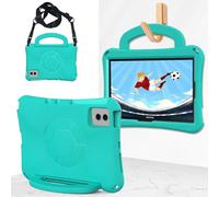 Kids Case Compatible with Samsung Galaxy Tab S10 FE 10.9" SM-X520 2025 Light Weight EVA Full Protect Shockproof Handle Stand Cover Case with Shoulder Strap,Mint Green