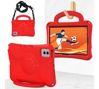 Kids Case Compatible with Samsung Galaxy Tab S10 Lite SM-X400/X406B Light Weight EVA Full Protect Shockproof Handle Stand Cover Case with Shoulder Strap,Red