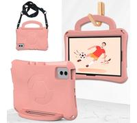 Kids Case Compatible with Samsung Galaxy Tab S10 Lite SM-X400/X406B Light Weight EVA Full Protect Shockproof Handle Stand Cover Case with Shoulder Strap,Pink