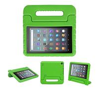 Kids Case for Fire 7 Inch Tablet 9th/7th/5th Generation Tablet (2019/2017/2015 Release) Kid-Proof & Shockproof Case Sturdy Soft Durable EVA Protective Cover with Convenient Handle,Green