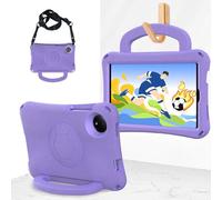 Kids Case for Honor Pad X7 8.7" 2025 Light Weight EVA Full Protect Shockproof Handle Stand Cover Case with Shoulder Strap,Purple