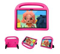 Kids Case For Huawei MatePad T10s/ T10 10.1 Inch, Tablet Case Kids Friendly Lightweight, Handle with Stand, Soft EVA Foam Shockproof Protective Cover, Rose