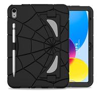 Kids Case for iPad 11-inch (A16) 2025 11th/ 10th Generation Case 2022 10.9 inch Kickstand Cover for Boys Girls Shockproof Hybrid Thickned Cornor Impact Protection for iPad 10 Gen / 11 Gen Black