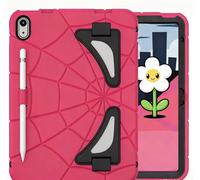 Kids Case for iPad 11-inch (A16) 2025 11th/ 10th Generation Case 2022 10.9 inch Stand Cover for Boys Girls Shockproof Hybrid Thickned Cornor Impact Protection for iPad 10 Gen / 11 Gen Deep pink