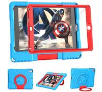 Kids Case for iPad 5th/6th Generation 9.7-inch 2017/2018 Release, Lainergie iPad Air 2 Case with Screen Protector, iPad Pro 9.7 Protective Cover Case Lightweight Shockproof with Handle Stand,Blue