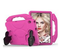 Kids Case for Lenovo Tab One 8.7 inch/K9 TB305FU (2025),Lightweight EVA Kid Friendly Shockproof Cute Protective Case, W Handle Stand Heavy Duty Cover (Rose Red)