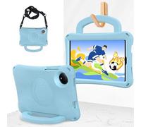 Kids Case for Lenovo Tab One/K9 TB-305FU 8.7" 20254 Light Weight EVA Full Protect Shockproof Handle Stand Cover Case with Shoulder Strap,Light Blue