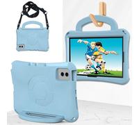 Kids Case for Samsung Galaxy S9/S8/S7 11" SM-T870/T875/X700N/X710 Light Weight EVA Full Protect Shockproof Handle Stand Cover Case with Shoulder Strap,Light Blue