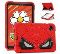 Kids Case for Samsung Galaxy Tab A11 8.7 Inch 2025/ Tab A9 8.7 Inch 2023 Kickstand Cover for Boys Girls Shockproof Hybrid Thickned Cornor Impact Protection for Tablet A11/ A9 (Red/Black)