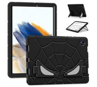 Kids Case for Samsung Galaxy Tab A9 8.7 inch 2023, SM-X110/X115, Fully-Body Rugged Heavy Duty Shockproof Kiddie Case Handle Stand for Boys Girls,Black