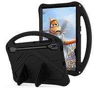 Kids Case for Samsung Galaxy Tab S10 Ultra 2024/ S9 Ultra 2023/S8 Ultra 2022 14.6 Inch Kids-friendly Cover with S-Pen Holder Handle Stand Lightweight Shockproof Cover Black