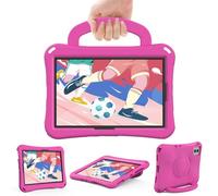 Kids Case for Samsung Galaxy Tab S11 11 Inch 2025 SM-X730/X736B Light Weight EVA Full Protect Shockproof Handle Stand Cover Case with Shoulder Strap (Rose Red)