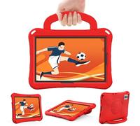 Kids Case for Samsung Galaxy Tab S11 11 Inch 2025 SM-X730/X736B Light Weight EVA Full Protect Shockproof Handle Stand Cover Case with Shoulder Strap (Red)
