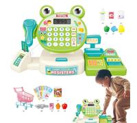 Kids Cash Register | Interactive Toy Cash Register | Playset for Grocery Store Learning