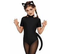 Kids Cat Accessory Set Black Cat Ears Tail Bow Tie Fancy Dress Costume Kit