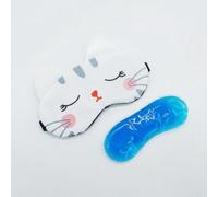 Kids Cat Eye Mask, Soft Padded Light Blocking Sleep Shades | Reusable, soft eye covers with removable cooling gel, ideal for travel, nap, and night sleep for girls and boys.