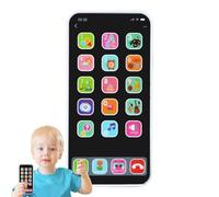 Kids Cell Phone Toy - ABS Material Simulated Touch Screen Learning Phone with Flash Music Sound | Perfect for Boys Girls Toddler Education, Travel Entertainment, Planes Trips Parent Child Play