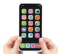 Kids Cell Phone Toy - Simulated Touch Screen Toy Phones with Lights and Sound,Interactive Toy LED Learning Phone Toy, Cell Phone for Boys Girls Kids