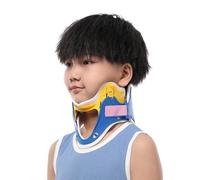 Kids Cervical Collar, Cervical Brace, Neck Collar, 3-10 Years Old, Tightness, Height Adjustable, Large Open Design, Fits Chin Curve, for Torticollis, Muscle Strains, Whiplash