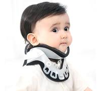 Kids Cervical Collar, Child Neck Brace with Occipital Support, “V”Shape Design, Five-Point Partial Pressure Structure and Elasticity Adjustable, for Kids Torticollis, Injury Support. (L)