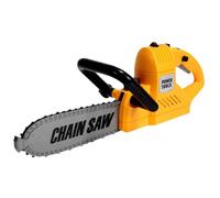 Kids Chainsaw 1:1 Scale Realistic Toy Chainsaw Battery Powered Fake Power Construction Tool Educational Pretend Play ABS Outdoor Lawn Toy Prop, Kids Gifts. Yellow