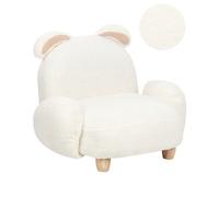 Kids Chair KANNA Fabric Off-White