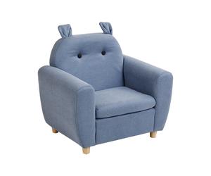 Kids Chair MARIBO Fabric Blue