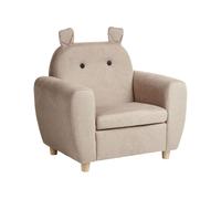 Kids Chair MARIBO Fabric Taupe