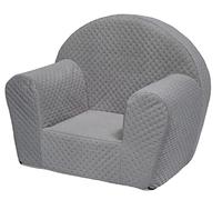 Kids Chair, Soft, Foam, Armchair, Toodler, Nursery, Baby (Colour: Grey)