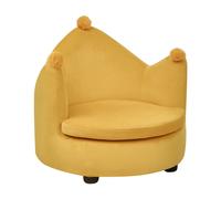Kids Chair VEGA Velvet Yellow
