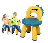 Kids Chairs, Toddler Step Stool, Dino Children Chair Full Backrest, Bottom Non-slip Pad Design, Double Thickened Backrest For Kindergarten, Home