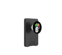 Kids Chameleon Graphic Age 6 Birthday Party Lizard Reptile PopSockets PopWallet for MagSafe