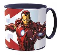 Kids Character Cute Mini Mug 265ML Drinking Re-Usable Plastic Cup Microwave Safe (Avengers Rolling Thunder)
