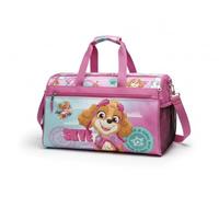 Kids Character Duffle Bag 16.5" - Travel & Sports Bag with Zipper Pocket, Mesh Side Pockets & Adjustable Strap, Paw Patrol Girls, Licensed Character Kids Duffle Bag