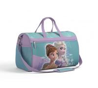 Kids Character Duffle Bag 16.5" - Travel & Sports Bag with Zipper Pocket, Mesh Side Pockets & Adjustable Strap, Frozen, Licensed Character Kids Duffle Bag