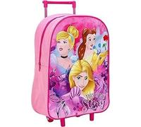 Kids Characters Trolley Backpack | School Rolling Bag for Boys & Girls with Adjustable Handle & Smooth Wheels | Cartoon Character Trolley Bag Standard (Standard disney Princess This is My Story)