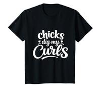 Kids Chicks Dig My Curls T-Shirt