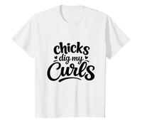 Kids Chicks Dig My Curls T-Shirt